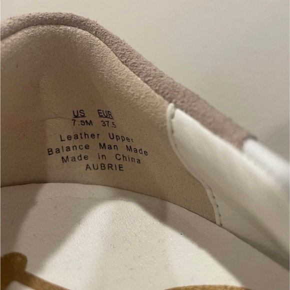 Sam Edelman Aubrie white and nude distressed sneakers - Picture 4 of 4